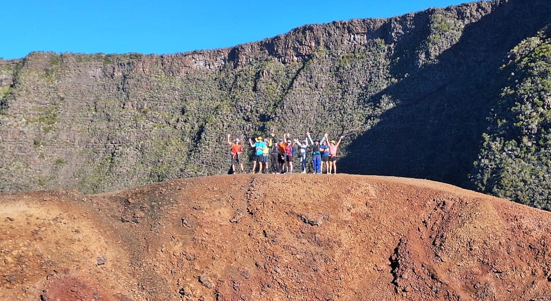 Hiking over Reunion Island